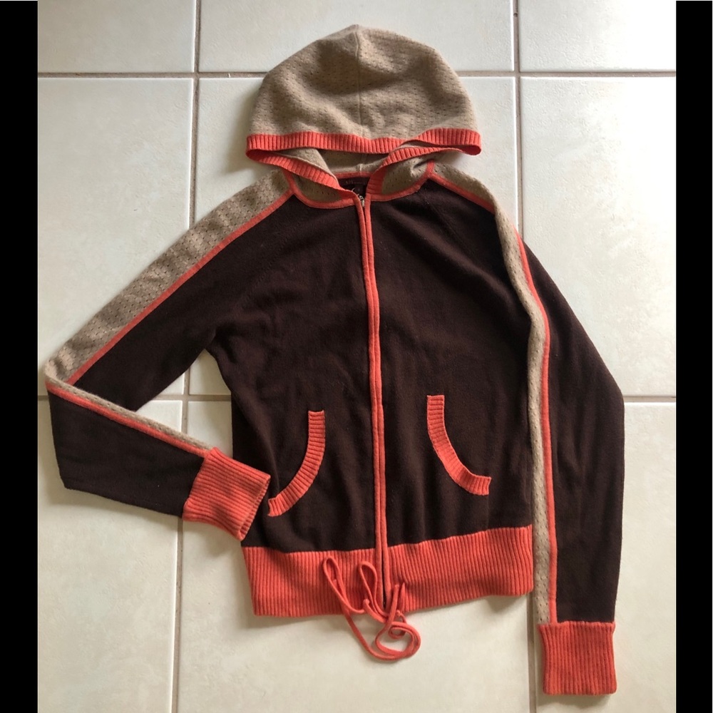 525 America Cashmere Zip Sweater